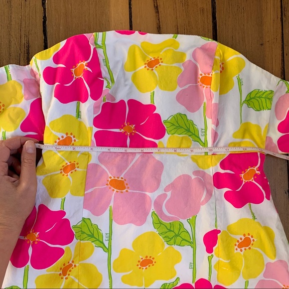 Lilly Pulitzer Sweet Sally Strapless Floral Dress - Picture 6 of 12